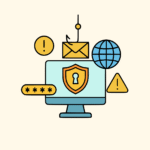 Free cybercrime security scam vector